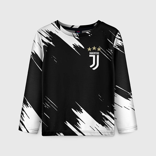 Детский лонгслив JUVENTUS / 3D-принт – фото 1