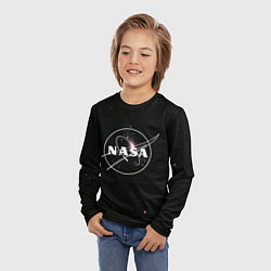 Лонгслив детский NASA l НАСА S, цвет: 3D-принт — фото 2