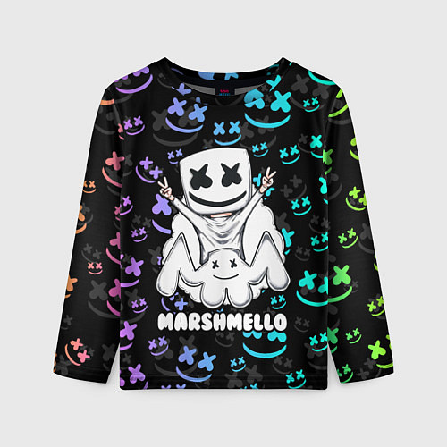 Детский лонгслив MARSHMELLO / 3D-принт – фото 1