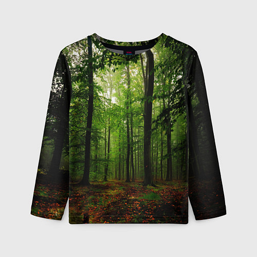 Детский лонгслив Лес / 3D-принт – фото 1
