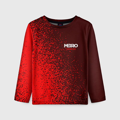Детский лонгслив METRO EXODUS МЕТРО ИСХОД / 3D-принт – фото 1