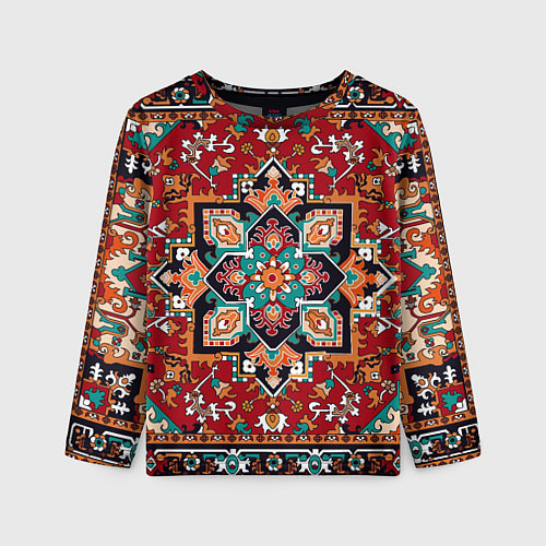 Детский лонгслив Классический ковер / 3D-принт – фото 1