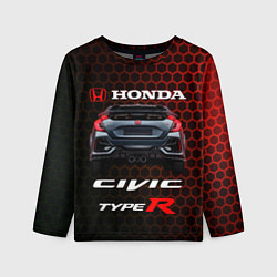 Детский лонгслив Honda Civic Type R