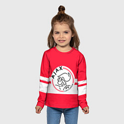 Лонгслив детский AJAX AMSTERDAM, цвет: 3D-принт — фото 2