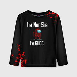 Лонгслив детский Among Us Gucci, цвет: 3D-принт