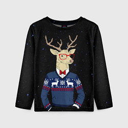 Детский лонгслив Hipster Deer