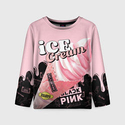 Детский лонгслив BLACKPINK ICE CREAM