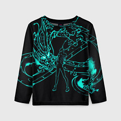 Лонгслив детский Neon Dragon, цвет: 3D-принт