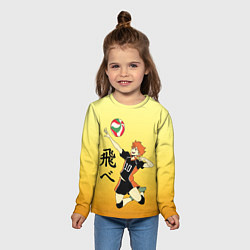 Лонгслив детский Fly High Haikyuu!!, цвет: 3D-принт — фото 2