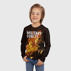 Лонгслив детский Military Forces, цвет: 3D-принт — фото 2