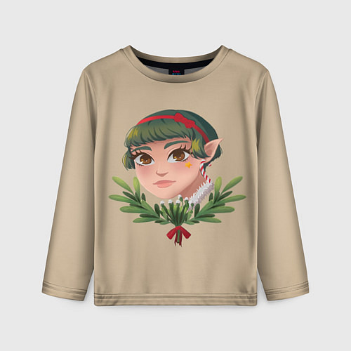 Детский лонгслив Эльф / 3D-принт – фото 1