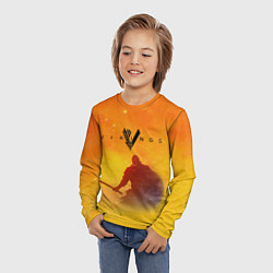 Лонгслив детский Викинги Vikings Z, цвет: 3D-принт — фото 2