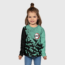 Лонгслив детский DEMON SLAYER KIMETSU NO YAIBA, цвет: 3D-принт — фото 2