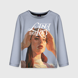 Лонгслив детский Lana del rey, цвет: 3D-принт