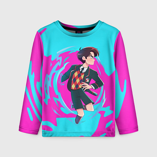 Детский лонгслив Путешественник во времени / 3D-принт – фото 1