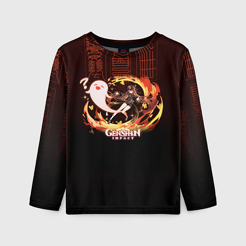 Детский лонгслив Genshin Impact - Hu Tao / 3D-принт – фото 1