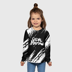 Лонгслив детский SLAVA MARLOW СЛАВА МАРЛОУ, цвет: 3D-принт — фото 2