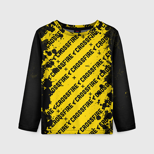 Детский лонгслив Cross fire / 3D-принт – фото 1