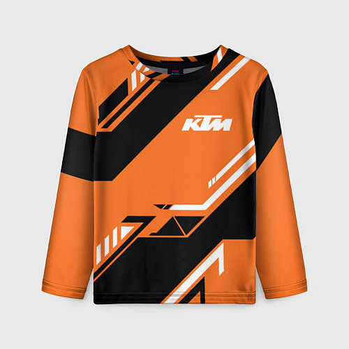 Детский лонгслив KTM КТМ SPORT / 3D-принт – фото 1