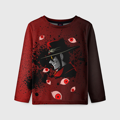 Детский лонгслив ХеллсингHellsing / 3D-принт – фото 1