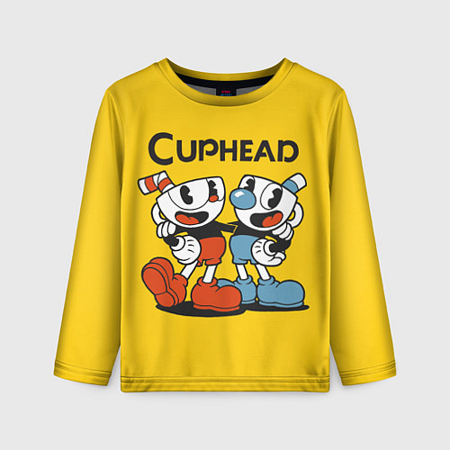 Детский лонгслив CUPHEAD / 3D-принт – фото 1