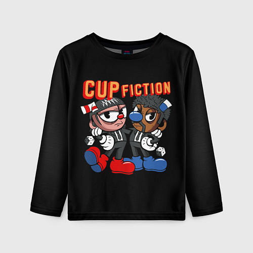 Детский лонгслив CUP FICTION / 3D-принт – фото 1