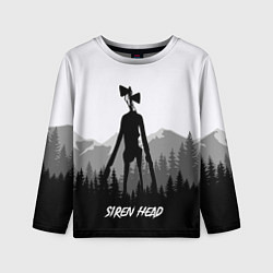 Лонгслив детский SIREN HEAD DARK FOREST, цвет: 3D-принт