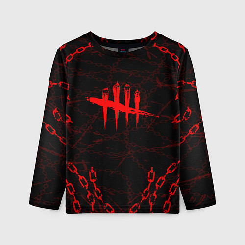 Детский лонгслив DEAD BY DAYLIGHT ЦЕПИ / 3D-принт – фото 1