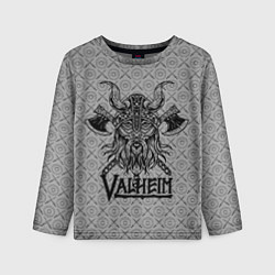Лонгслив детский Valheim Viking dark, цвет: 3D-принт