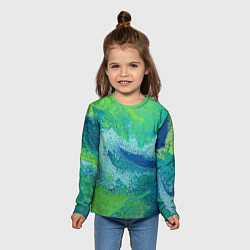 Лонгслив детский Художественная Тина, цвет: 3D-принт — фото 2