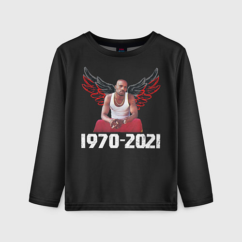 Детский лонгслив Покойся с миром DMX / 3D-принт – фото 1