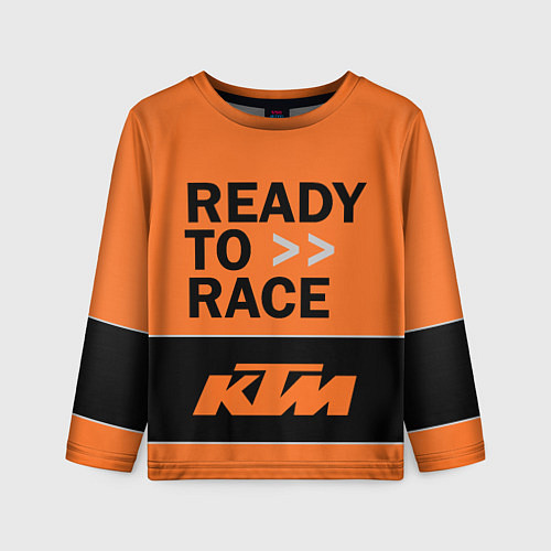 Детский лонгслив KTM READY TO RACE Z / 3D-принт – фото 1