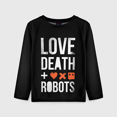 Детский лонгслив Love Death Robots / 3D-принт – фото 1