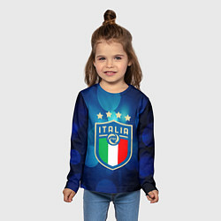 Лонгслив детский Сборная Италии, цвет: 3D-принт — фото 2