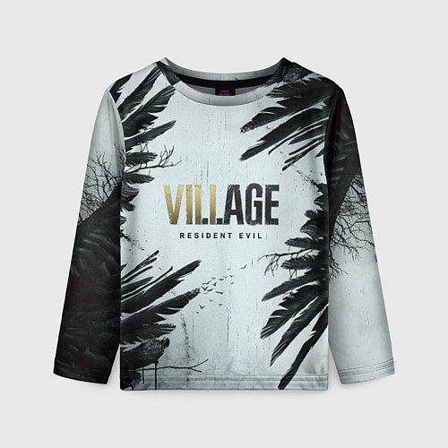 Детский лонгслив Resident Evil Village Crow / 3D-принт – фото 1