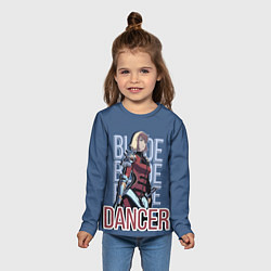Лонгслив детский Blade Dancer Cha, цвет: 3D-принт — фото 2