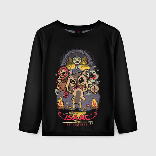 Детский лонгслив Айзек - подземелье / 3D-принт – фото 1