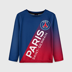 Лонгслив детский ФК ПСЖ PARIS SAINT GERMAIN, цвет: 3D-принт