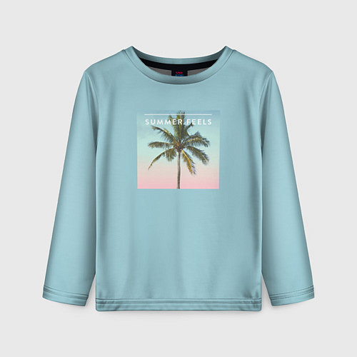 Детский лонгслив Летние ощущения / 3D-принт – фото 1
