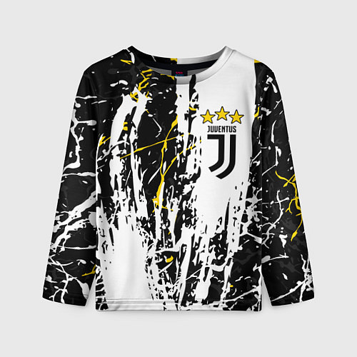 Детский лонгслив JUVENTUS ЮВЕНТУС ГРАНЖ / 3D-принт – фото 1