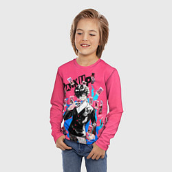 Лонгслив детский Амамия, цвет: 3D-принт — фото 2