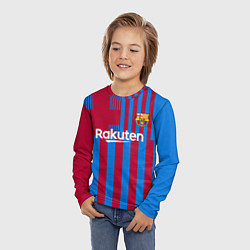 Лонгслив детский Месси Барселона 20212022, цвет: 3D-принт — фото 2