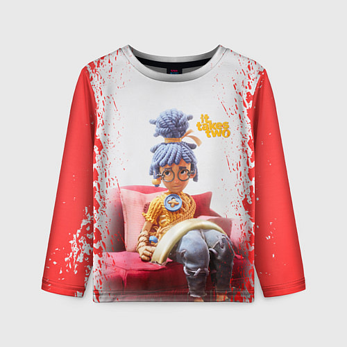 Детский лонгслив It takes two mini logo / 3D-принт – фото 1