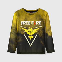 Детский лонгслив FREEFIRE YELLOW SMOKE Z