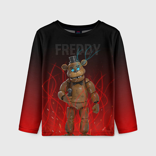 Детский лонгслив FNAF FREDDY / 3D-принт – фото 1