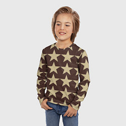 Лонгслив детский Шампанские звёзды, цвет: 3D-принт — фото 2