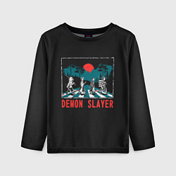 Детский лонгслив Demon slayer