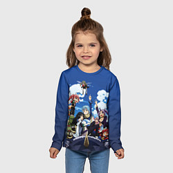 Лонгслив детский Мое перерождение в слизь, цвет: 3D-принт — фото 2