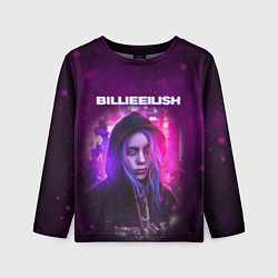 Лонгслив детский BILLIE EILISH GLITCH Z, цвет: 3D-принт