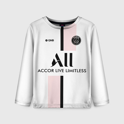 Детский лонгслив PSG Cup Away Vapor Match Shirt New 202223 / 3D-принт – фото 1